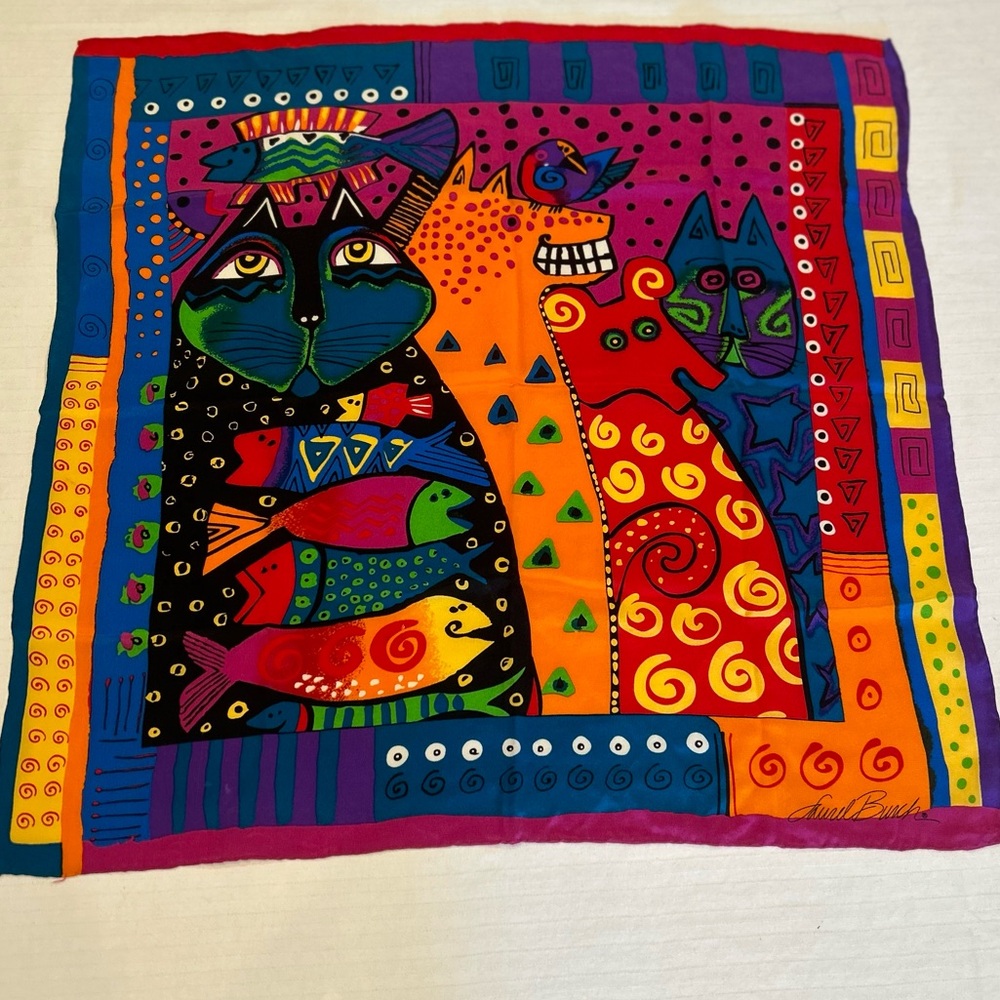 Vintage CAT Scarf